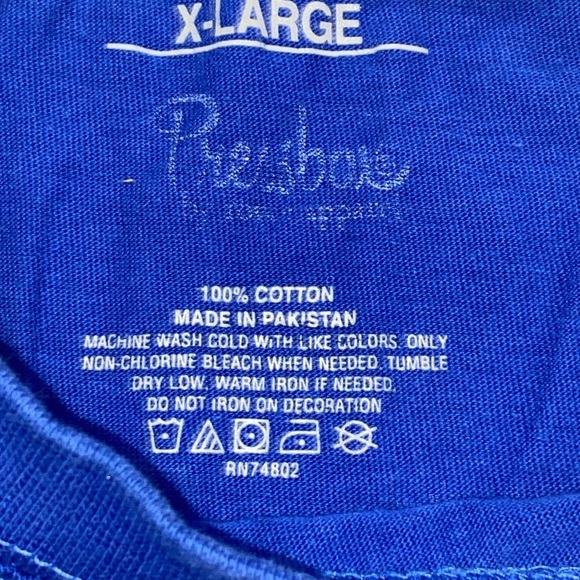 Pressbox Blue Florida Gators Long Sleeve Shirt WO SIZE XL DESIGN ON BACK CLEAN - Picture 2 of 10